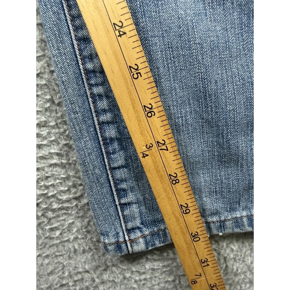 Vintage HUGO BOSS Fifties Straight Leg Denim Jeans Mens size 34x30 Button Fly